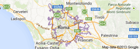 Harta Roma din Italia
